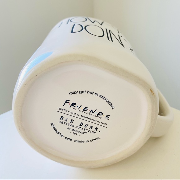 Rae Dunn HOW YOU DOIN’? FRIENDS Mug - Picture 4 of 4